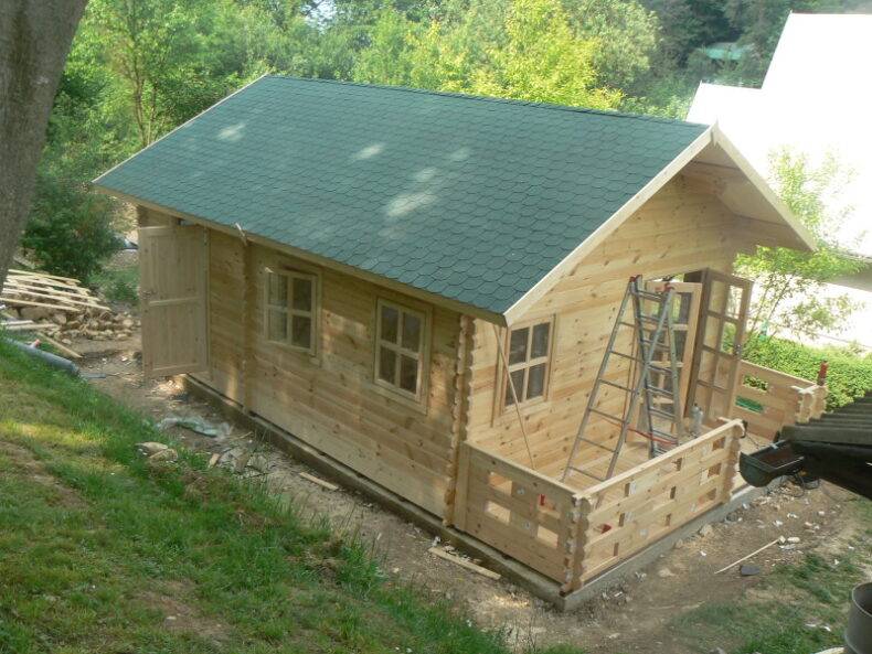 Tvar rekreačních  chatek a jejich výběr.