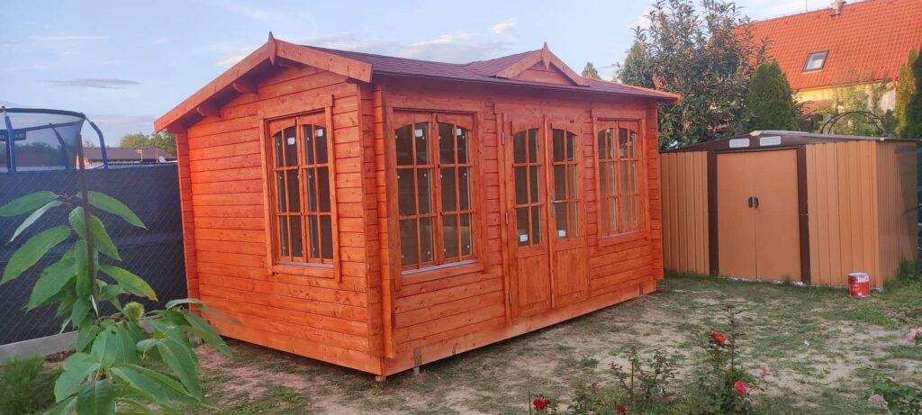 Zahradní chatka Winsdor - realizace