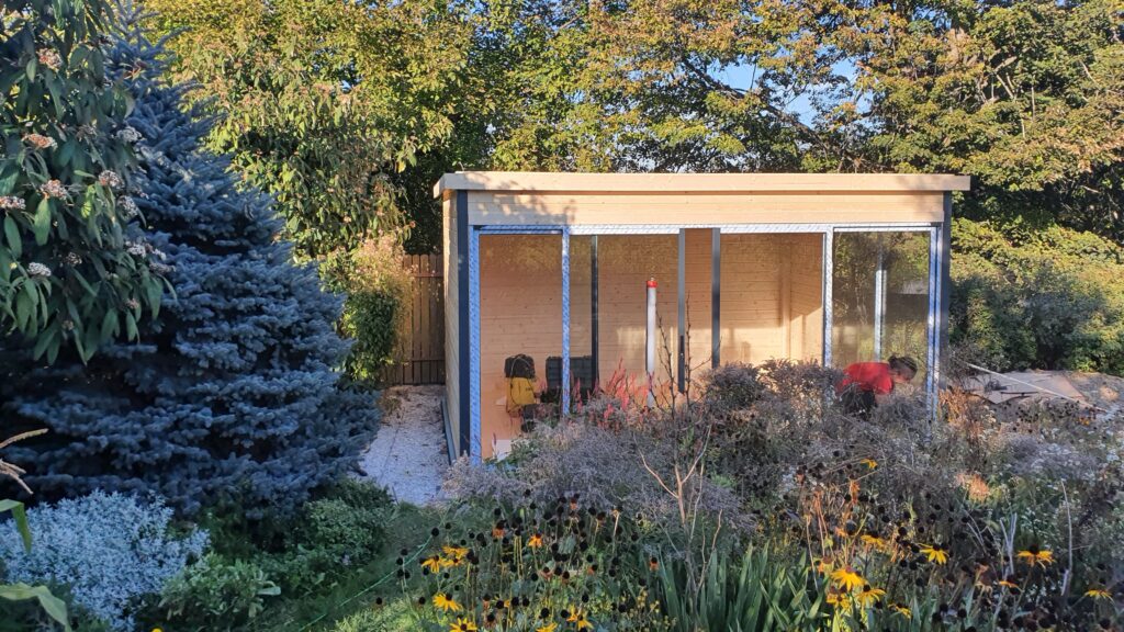 Blog realizace moderní zahradní stavby Domeo 4