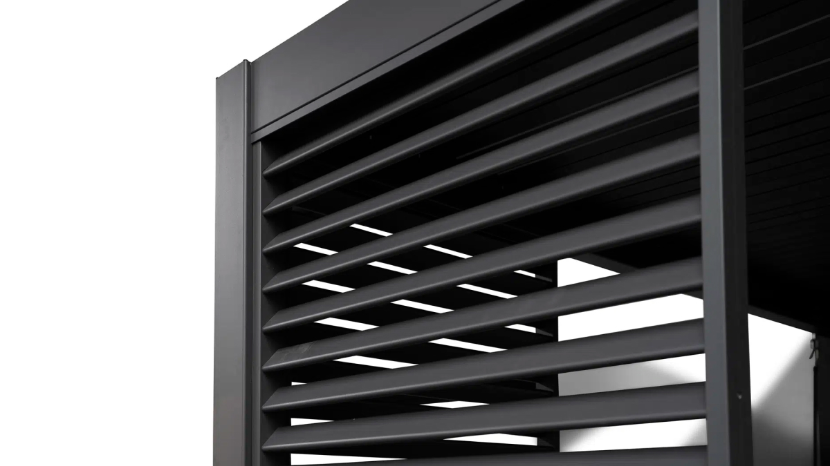 Lamelové boční panely pergoly Mirador – LOWRE WALL Lamelové boční panely pergoly Mirador – LOWRE WALL